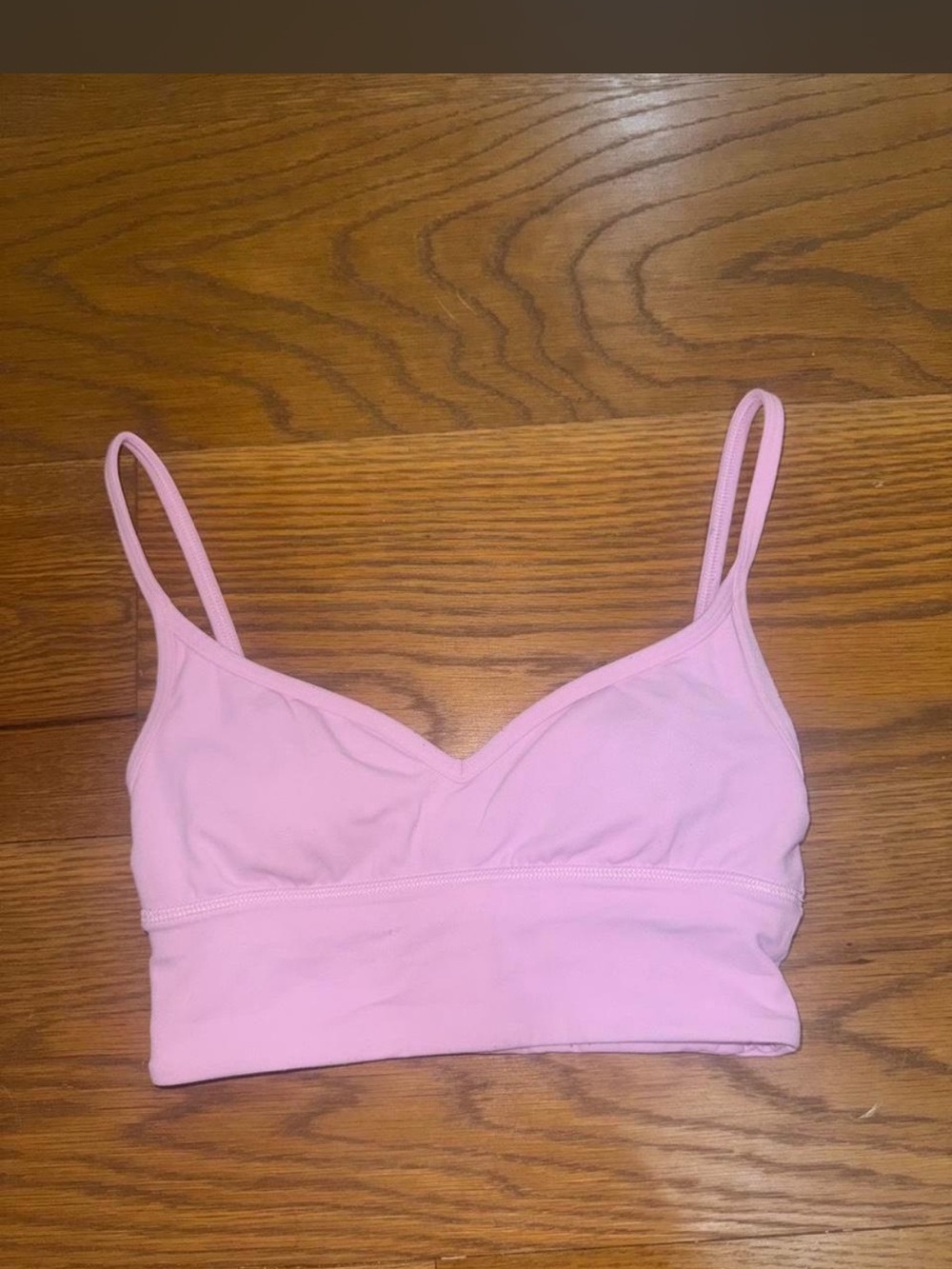 lululemon sports bra pink